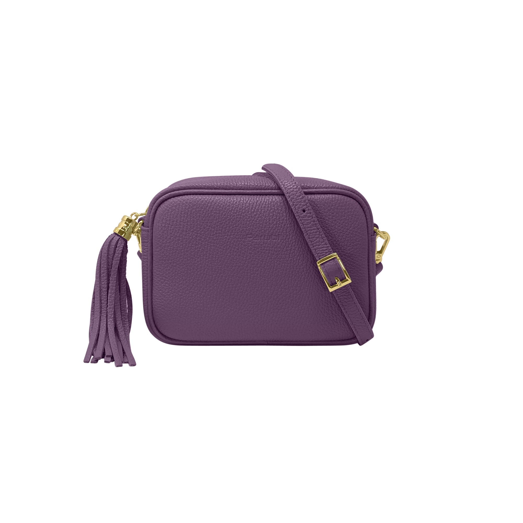 Borsa Donna a Tracolla Viola, In Vera Pelle, Made in Italy, Anastasia Parubi Borse - foto prodotto