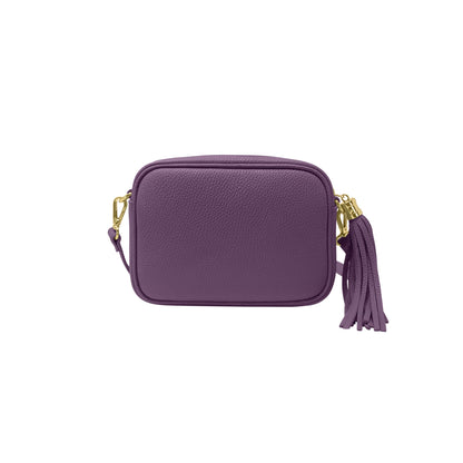 Borsa Donna a Tracolla Viola, In Vera Pelle, Made in Italy, Anastasia Parubi Borse - vista 4