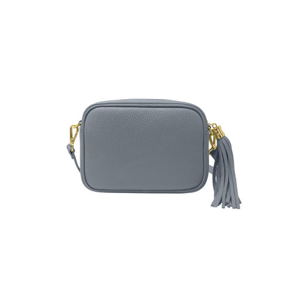 Borsa Donna a Tracolla Blu Avio, In Vera Pelle, Made in Italy, Anastasia Parubi Borse - vista 4