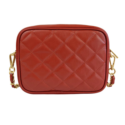Borsa Donna a Tracolla, In Vera Pelle Trapuntata, Made in Italy, Modello Nora Parubi Borse - vista 129