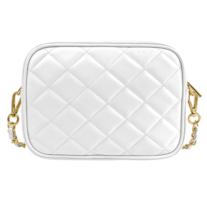 Borsa Donna a Tracolla, In Vera Pelle Trapuntata, Made in Italy, Modello Nora Parubi Borse - vista 72