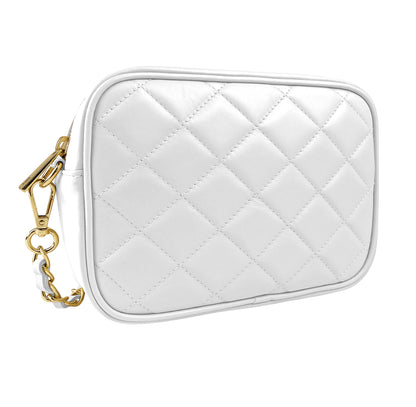 Borsa Donna a Tracolla, In Vera Pelle Trapuntata, Made in Italy, Modello Nora Parubi Borse - vista 73