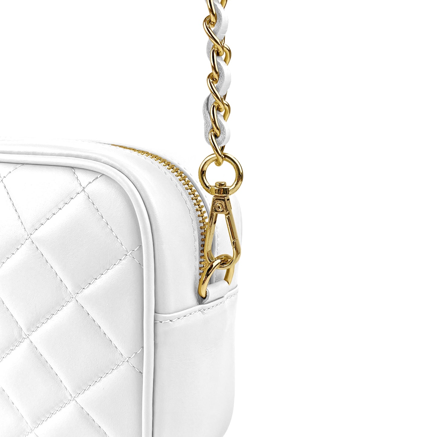 Borsa Donna a Tracolla, In Vera Pelle Trapuntata, Made in Italy, Modello Nora Parubi Borse - vista 74