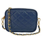 Borsa Donna a Tracolla, In Vera Pelle Trapuntata, Made in Italy, Modello Nora Parubi Borse Blu Jeans - vista 11