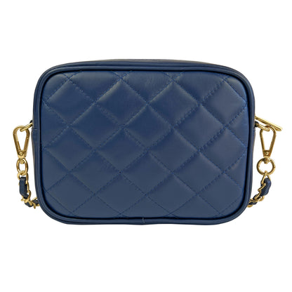 Borsa Donna a Tracolla, In Vera Pelle Trapuntata, Made in Italy, Modello Nora Parubi Borse - vista 13