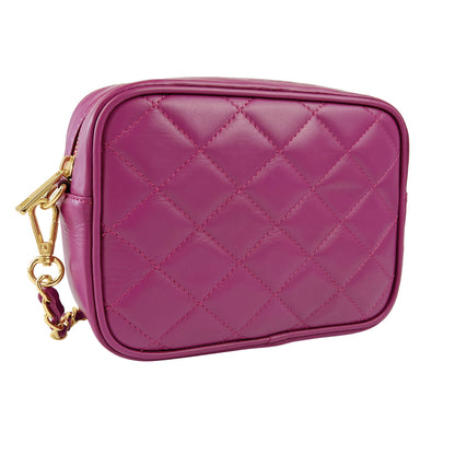 Borsa Donna a Tracolla, In Vera Pelle Trapuntata, Made in Italy, Modello Nora Parubi Borse - vista 102