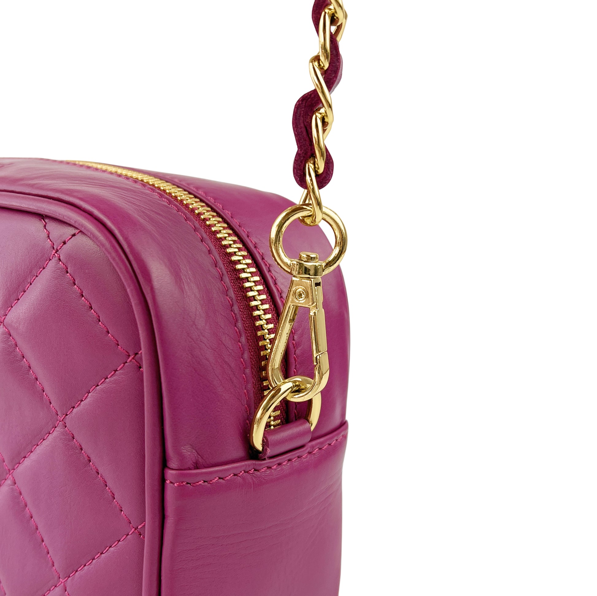 Borsa Donna a Tracolla, In Vera Pelle Trapuntata, Made in Italy, Modello Nora Parubi Borse - vista 108