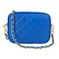 Borsa Donna a Tracolla, In Vera Pelle Trapuntata, Made in Italy, Modello Nora Parubi Borse Bluette - vista 61