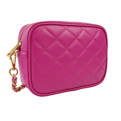 Borsa Donna a Tracolla, In Vera Pelle Trapuntata, Made in Italy, Modello Nora Parubi Borse - vista 23