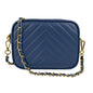Borsa Donna a Tracolla, In Vera Pelle Trapuntata, Made in Italy, Modello Lola Parubi Borse Blu Jeans - vista 131