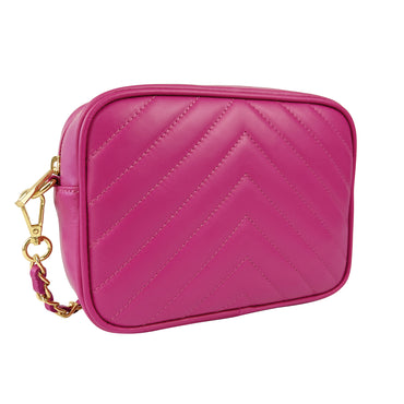 Borsa Donna a Tracolla, In Vera Pelle Trapuntata, Made in Italy, Modello Lola Parubi Borse - vista 2