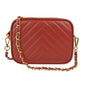 Borsa Donna a Tracolla, In Vera Pelle Trapuntata, Made in Italy, Modello Lola Parubi Borse Rosso Mattone - vista 84