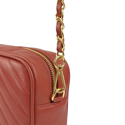 Borsa Donna a Tracolla, In Vera Pelle Trapuntata, Made in Italy, Modello Lola Parubi Borse - vista 87