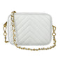 Borsa Donna a Tracolla, In Vera Pelle Trapuntata, Made in Italy, Modello Lola Parubi Borse Bianco - vista 130