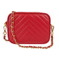 Borsa Donna a Tracolla, In Vera Pelle Trapuntata, Made in Italy, Modello Lola Parubi Borse Rosso - vista 21