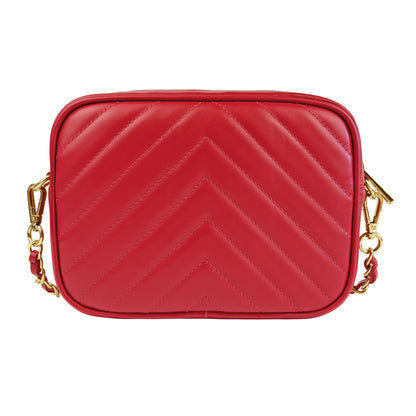 Borsa Donna a Tracolla, In Vera Pelle Trapuntata, Made in Italy, Modello Lola Parubi Borse - vista 22