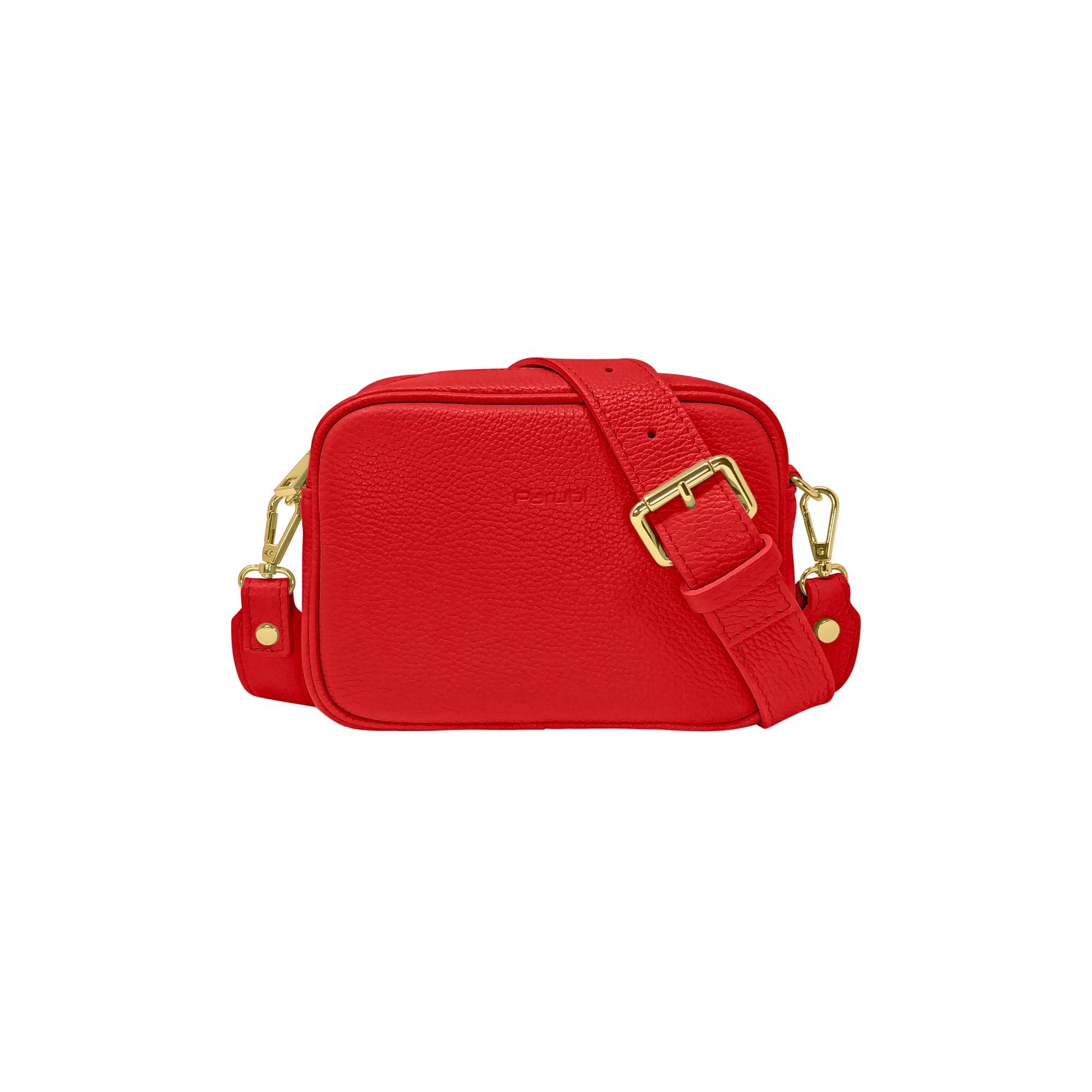 Borsa Donna a Tracolla Rossa, In Vera Pelle, Made in Italy, Ginevra Parubi Borse rosso - foto prodotto