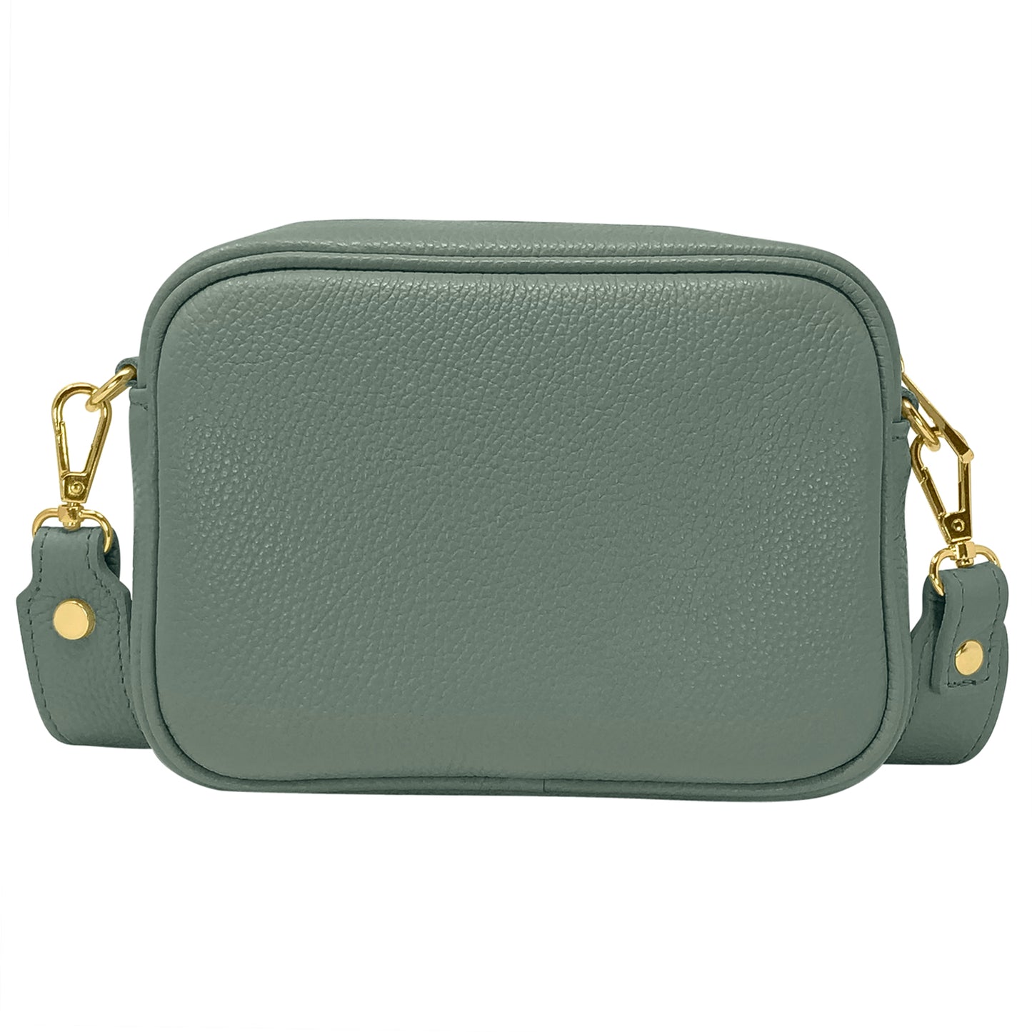 Borsa Donna a Tracolla, In Vera Pelle, Made in Italy, Modello Ginevra Parubi Borse Grigio azzurro - vista 135