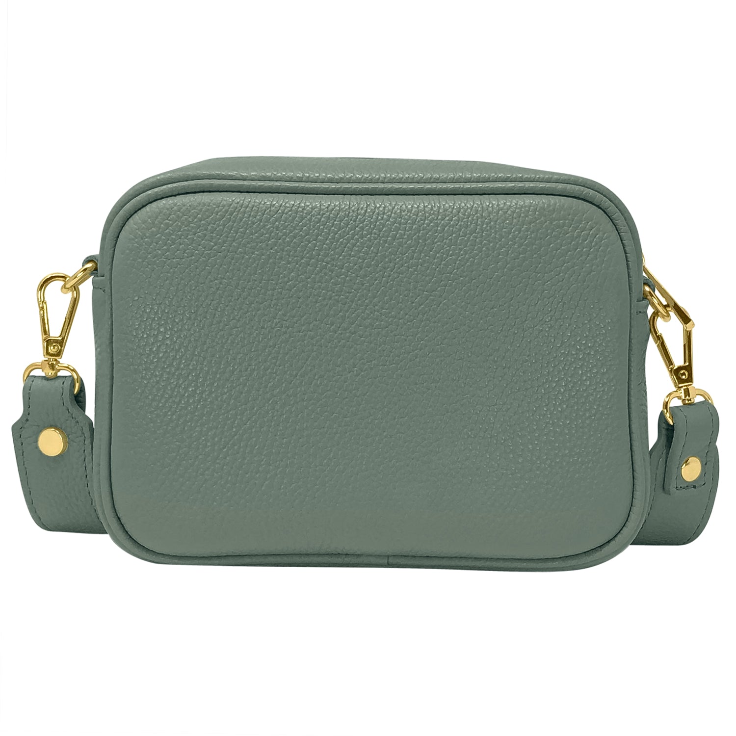 Borsa Donna a Tracolla, In Vera Pelle, Made in Italy, Modello Ginevra Parubi Borse Grigio azzurro - vista 135