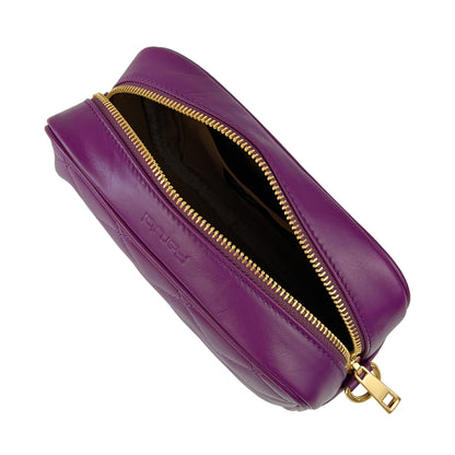 Borsa Donna a Tracolla, In Vera Pelle Trapuntata, Made in Italy, Modello Nora Parubi Borse - vista 113