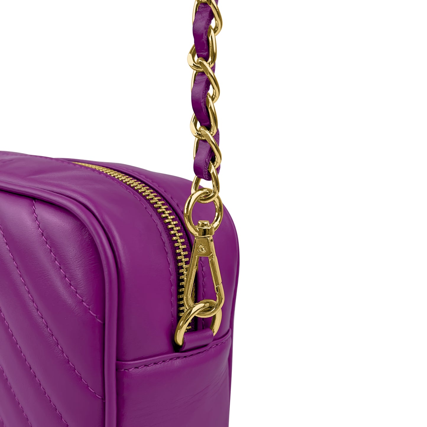 Borsa Donna a Tracolla, In Vera Pelle Trapuntata, Made in Italy, Modello Lola Parubi Borse - vista 76