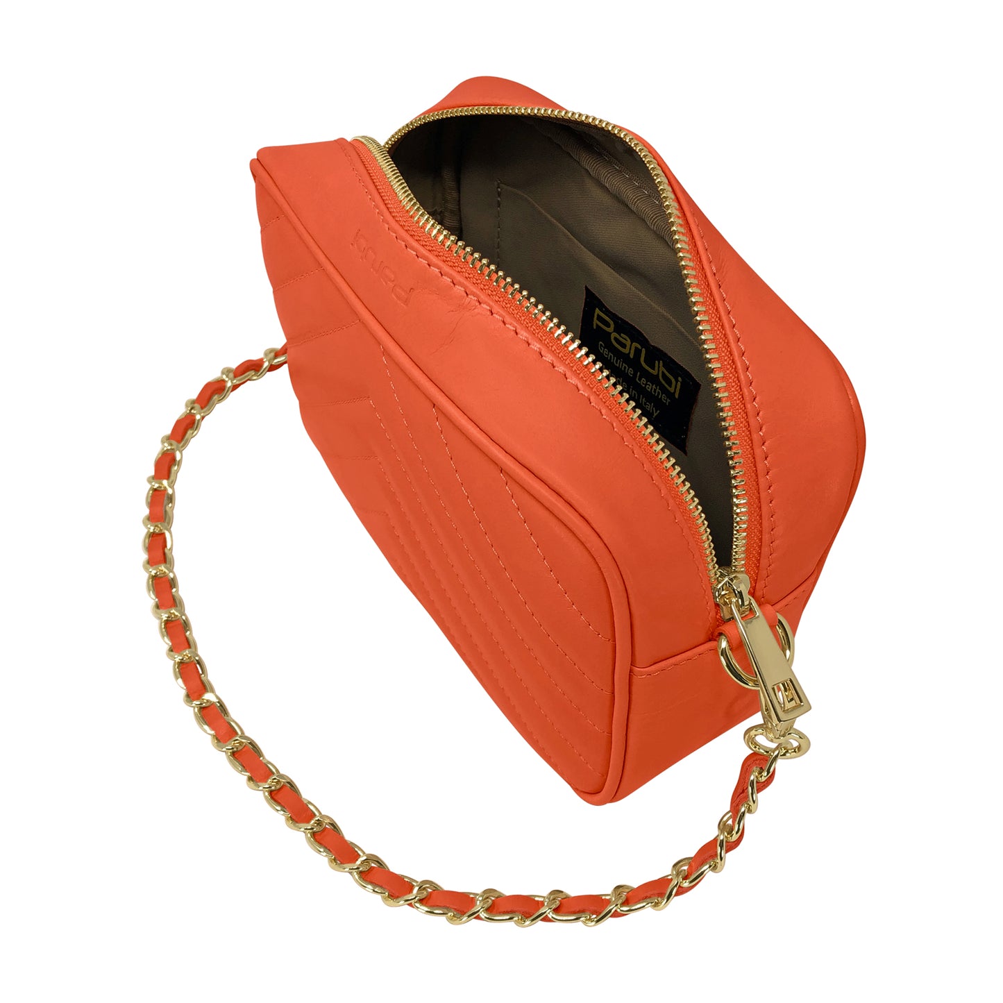 Borsa Donna a Tracolla, In Vera Pelle Trapuntata, Made in Italy, Modello Lola Parubi Borse - vista 152