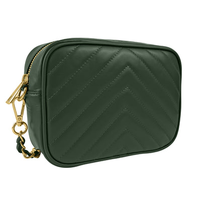 Borsa Donna a Tracolla, In Vera Pelle Trapuntata, Made in Italy, Modello Lola Parubi Borse - vista 55