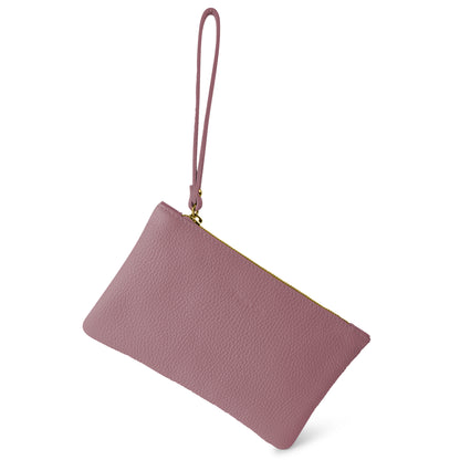 Pochette Donna a Mano, In Vera Pelle, Made in Italy, Modello Aura Parubi - vista 234