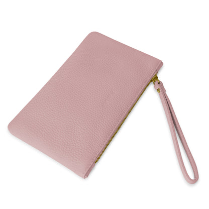 Pochette Donna a Mano, In Vera Pelle, Made in Italy, Modello Aura Parubi - vista 39