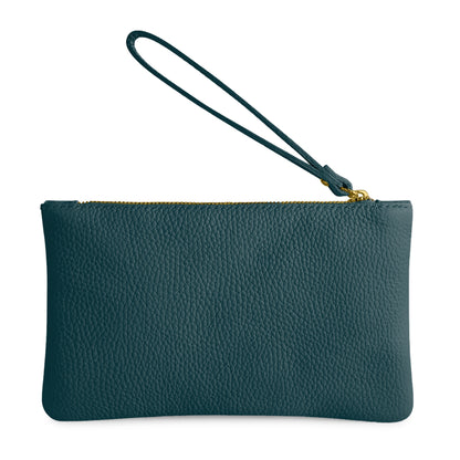 Pochette Donna a Mano, In Vera Pelle, Made in Italy, Modello Aura Parubi - vista 191