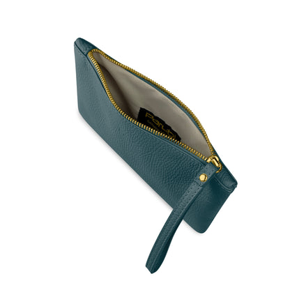 Pochette Donna a Mano, In Vera Pelle, Made in Italy, Modello Aura Parubi - vista 194