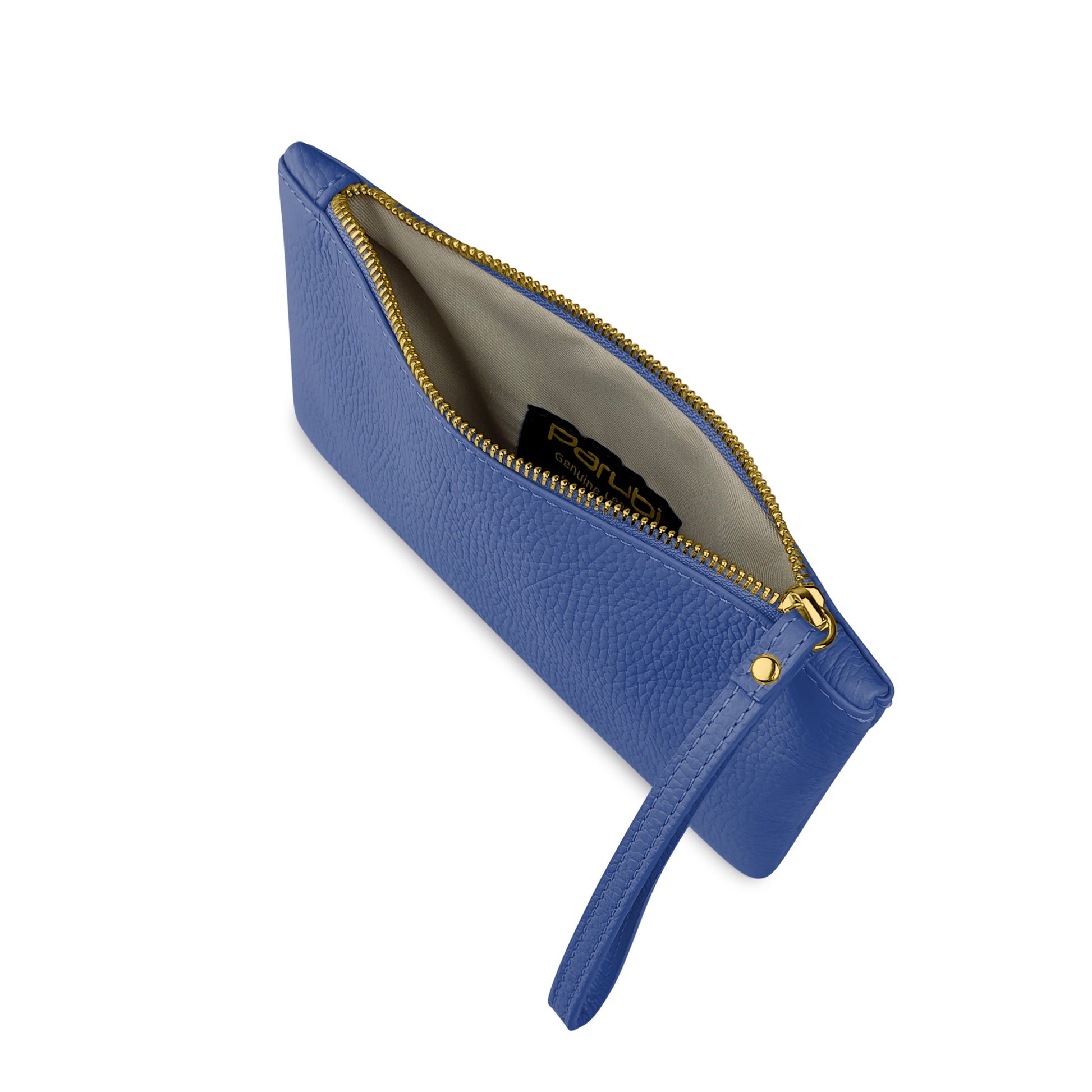 Pochette Donna a Mano, In Vera Pelle, Made in Italy, Modello Aura Parubi - vista 208