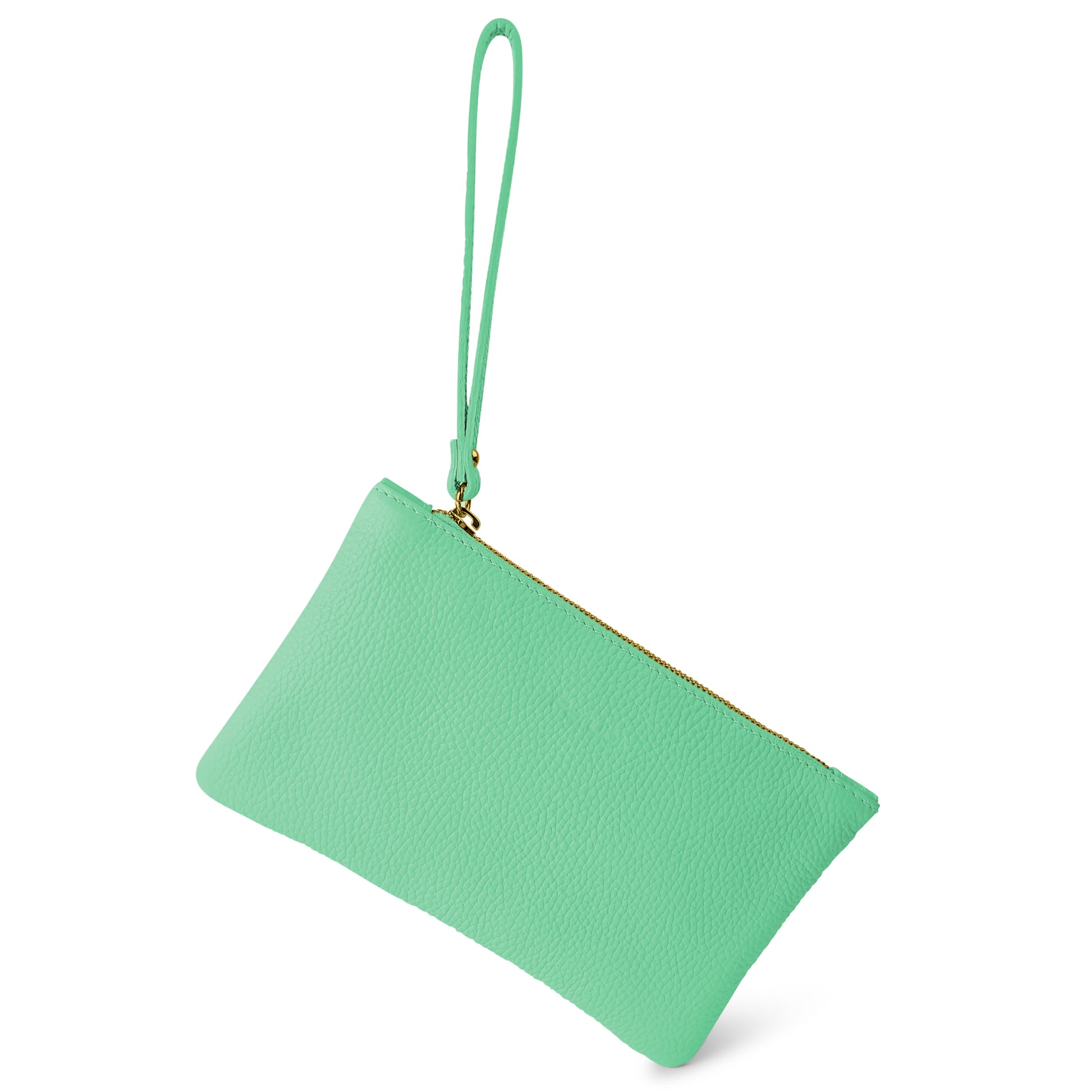 Pochette Donna a Mano, In Vera Pelle, Made in Italy, Modello Aura Parubi - vista 66