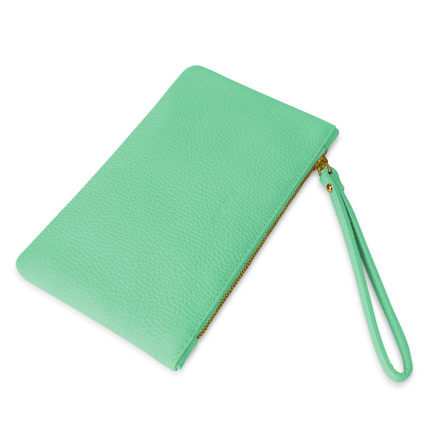 Pochette Donna a Mano, In Vera Pelle, Made in Italy, Modello Aura Parubi - vista 67