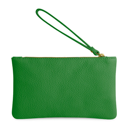 Pochette Donna a Mano, In Vera Pelle, Made in Italy, Modello Aura Parubi - vista 93