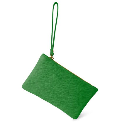 Pochette Donna a Mano, In Vera Pelle, Made in Italy, Modello Aura Parubi - vista 94