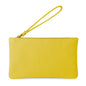 Pochette Donna a Mano, In Vera Pelle, Made in Italy, Modello Aura Parubi Giallo Chiaro - vista 155