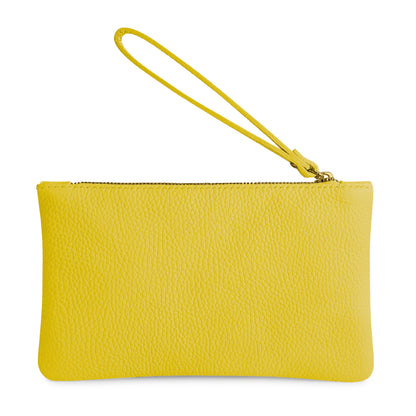 Pochette Donna a Mano, In Vera Pelle, Made in Italy, Modello Aura Parubi - vista 156