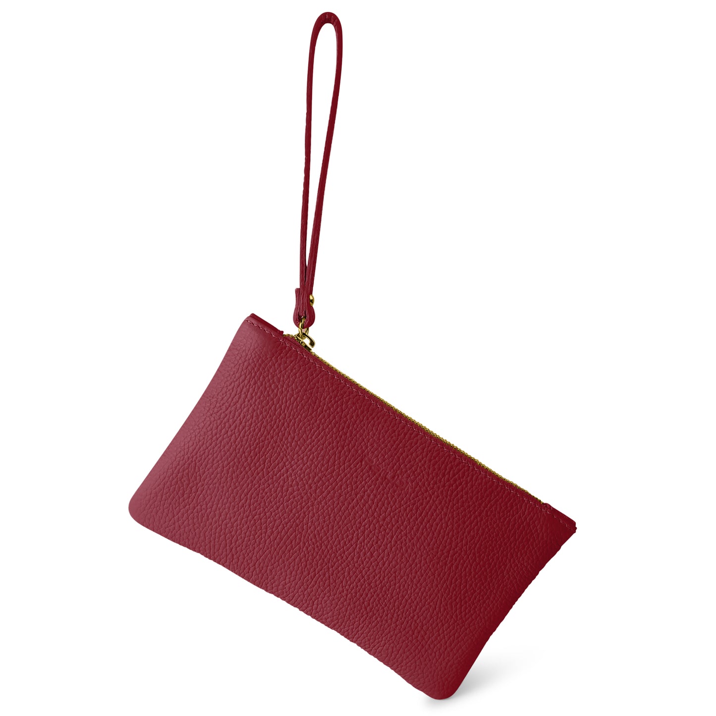Pochette Donna a Mano, In Vera Pelle, Made in Italy, Modello Aura Parubi - vista 136
