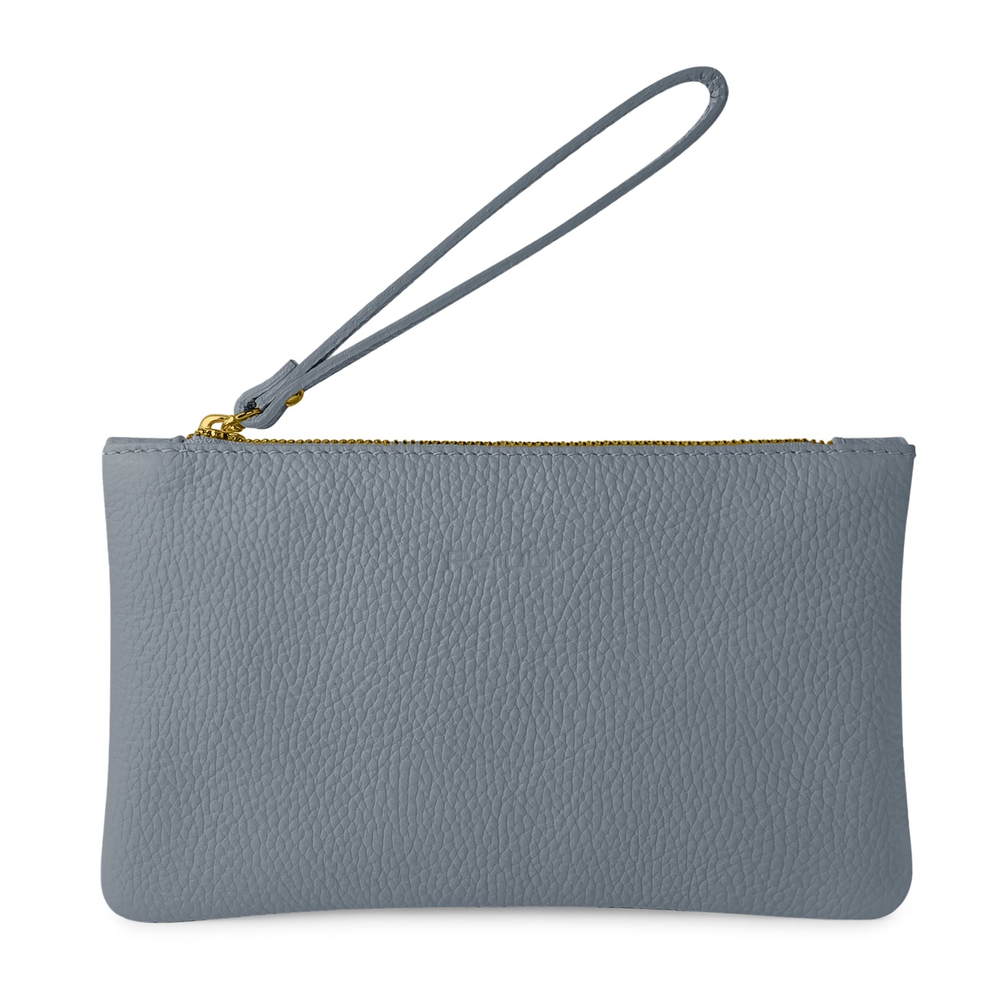 Pochette Donna a Mano, In Vera Pelle, Made in Italy, Modello Aura Parubi Avio - vista 162