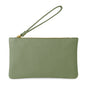 Pochette Donna a Mano, In Vera Pelle, Made in Italy, Modello Aura Parubi Verde Salvia - vista 78