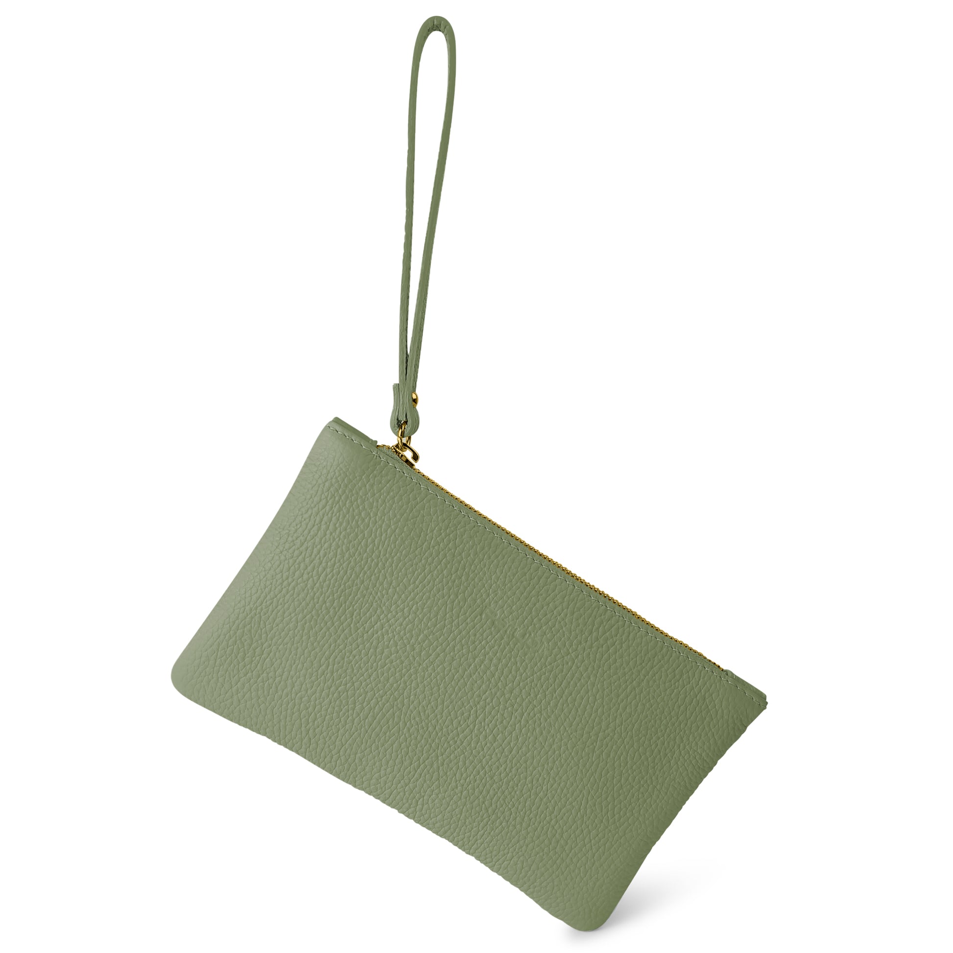 Pochette Donna a Mano, In Vera Pelle, Made in Italy, Modello Aura Parubi - vista 80