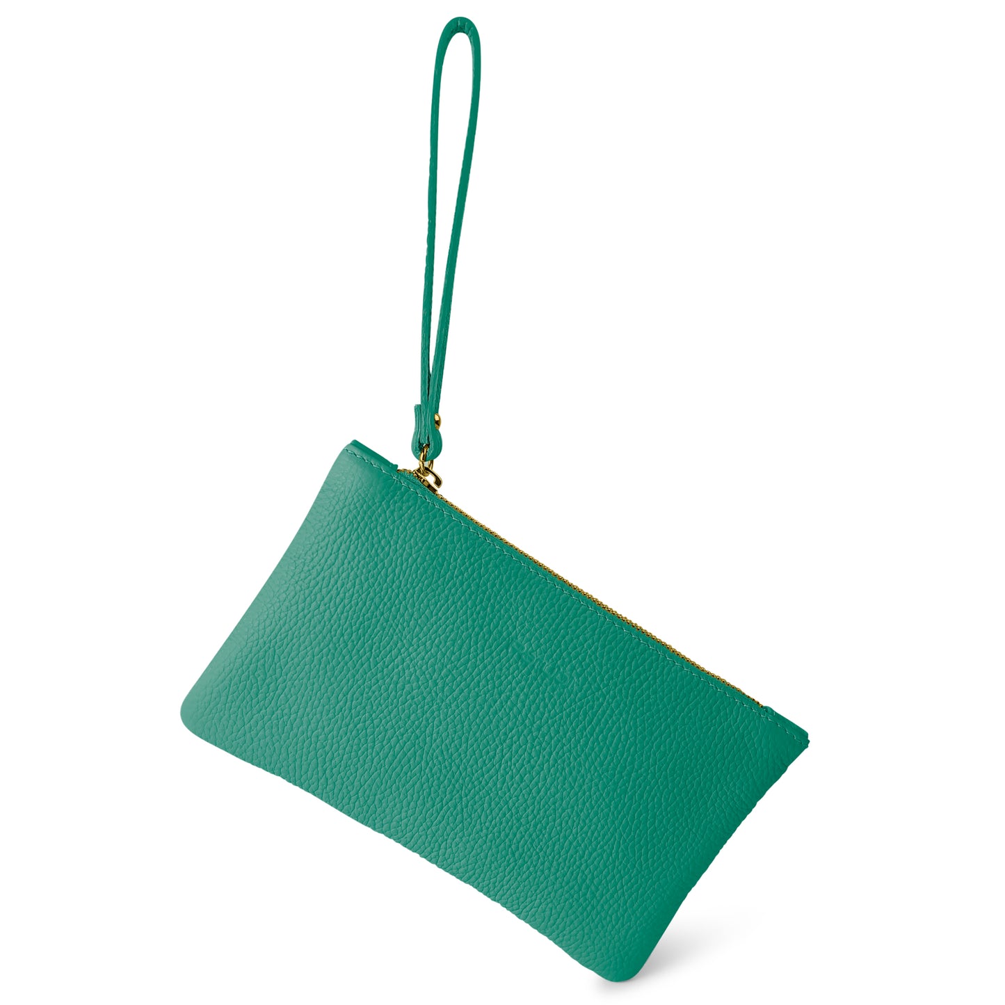 Pochette Donna a Mano, In Vera Pelle, Made in Italy, Modello Aura Parubi - vista 87