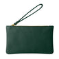 Pochette Donna a Mano, In Vera Pelle, Made in Italy, Modello Aura Parubi Verde Petrolio - vista 71