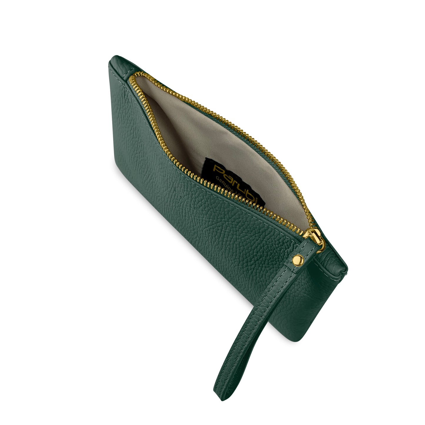 Pochette Donna a Mano, In Vera Pelle, Made in Italy, Modello Aura Parubi - vista 75