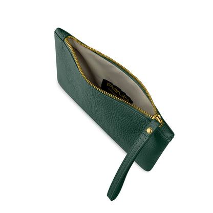 Pochette Donna a Mano, In Vera Pelle, Made in Italy, Modello Aura Parubi - vista 75