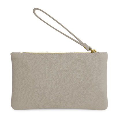 Pochette Donna a Mano, In Vera Pelle, Made in Italy, Modello Aura Parubi - vista 240