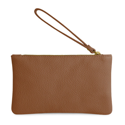 Pochette Donna a Mano, In Vera Pelle, Made in Italy, Modello Aura Parubi - vista 23