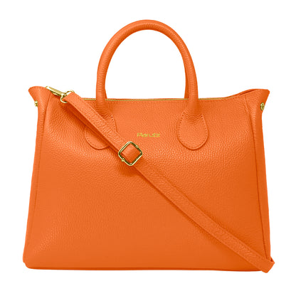 Borsa Donna a Mano con Tracolla, In Vera Pelle Morbida, Made in Italy, Modello Ada Parubi Borse - vista 164