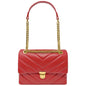 Borsa Donna a Tracolla e Spalla, In Vera Pelle Trapuntata, Made in Italy, Modello Elda Parubi Borse Rosso - vista 15